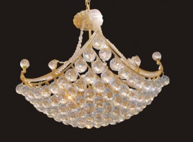 PAGODA COLLECTION- SEMI FLUSH -3005/360 GD OR CH 